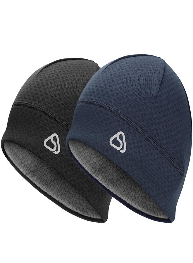 AOPREL Skull Cap for Men & Women - Unidirectional Moisture Absorption & Sweat Wicking Quick-Dry Technology Running Beanie Hat, Breathable Skull Cap Beanie, Windproof Thermal Helmet Liner - Image 1